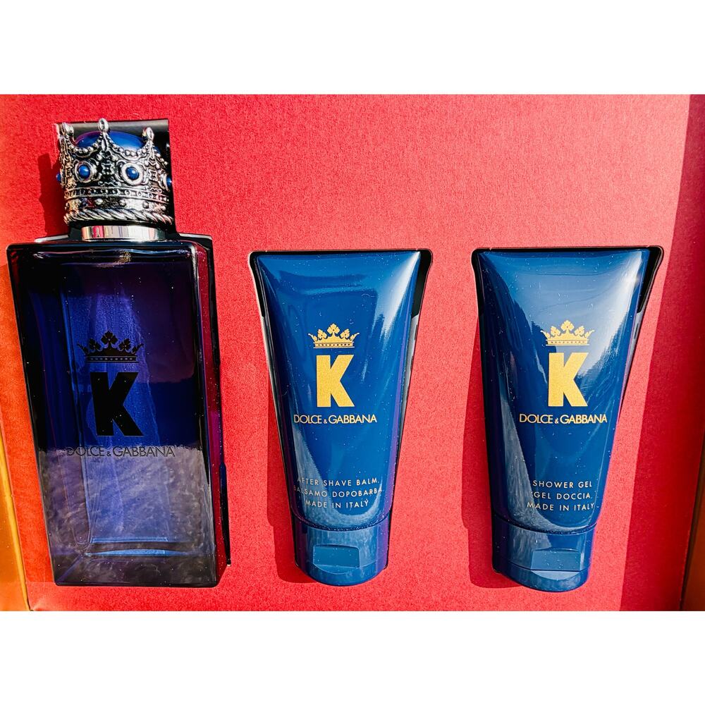 Dolce & Gabbana K Pour Homme Gift Set – EDT + Aftershave + Shower Gel - Picture 3 of 7